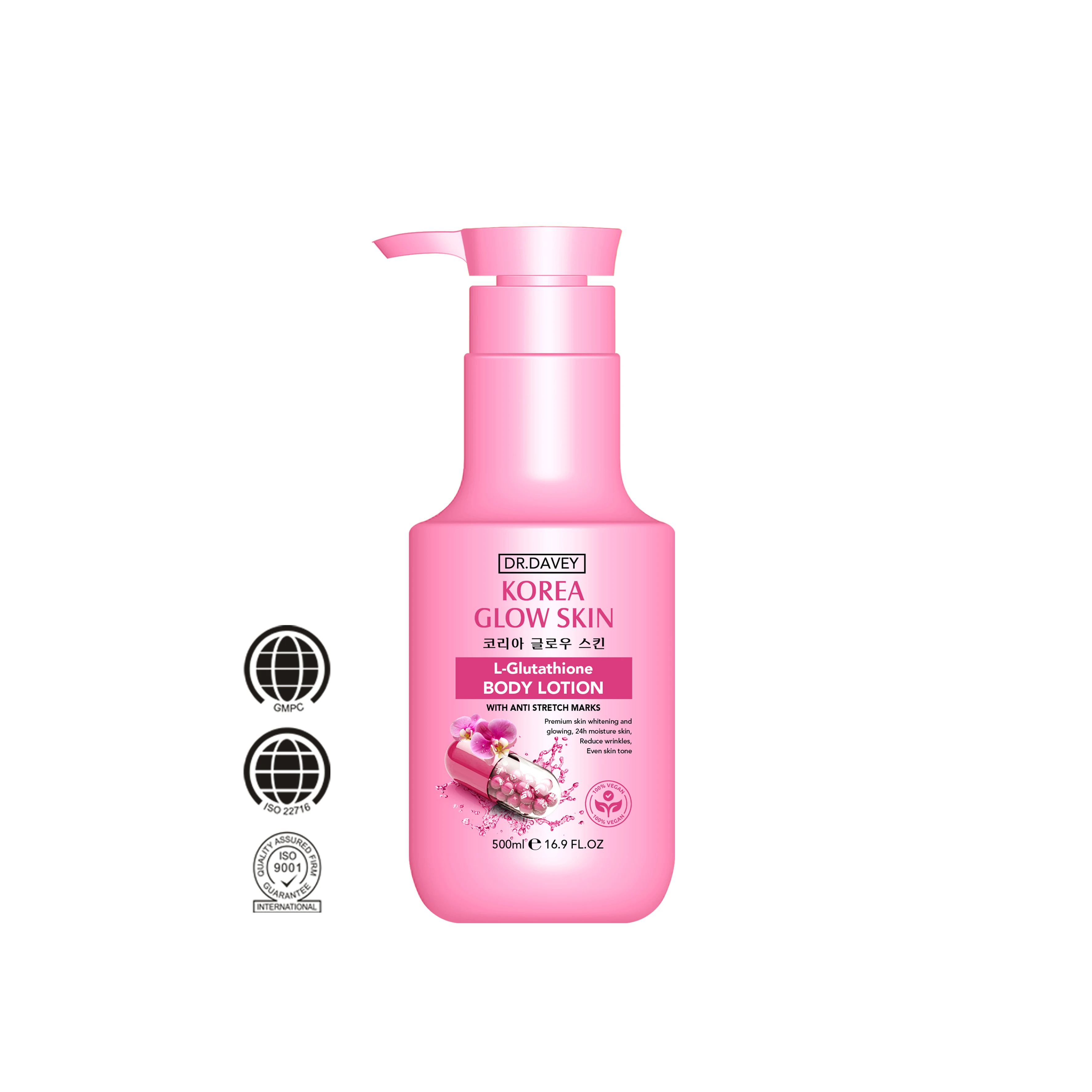 l glutathione whitening lotion Dr Davey Oem Korea Glow Skin L-glutathione Body Nourishing Brightening Body Lotion For Every Skin Types Mobile IV Therapy In everyday-gut-wellness أسلوب:كبسولة