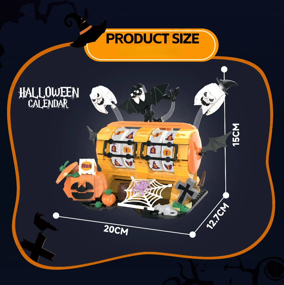 DK 714/715 Christmas & Halloween Building Block Sets - 555pcs