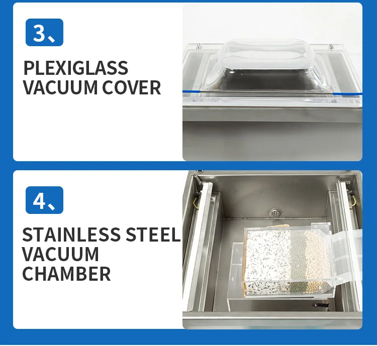 product 500 deepen chamber  for brick rice mutton chop aluminium bag seeds food vacuum sealer vacuum single vacuum packaging machine-9