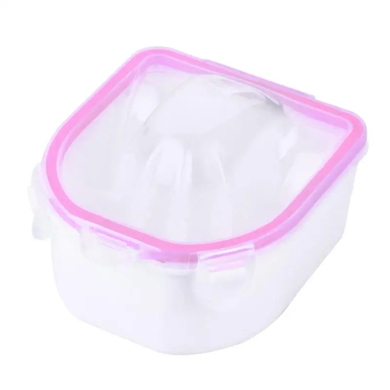 Manicure Hand Wash Soak Pro Nail Art Soaker Bowl DIY Tools Salon Spa Bath Nail Soaking Bowl
