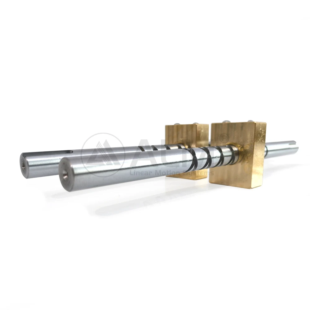 Automatic Reversing Screw 20x20 Stroke 250mm Length 500mm Reciprocating Lead Screw with C45 Black Coating Nut