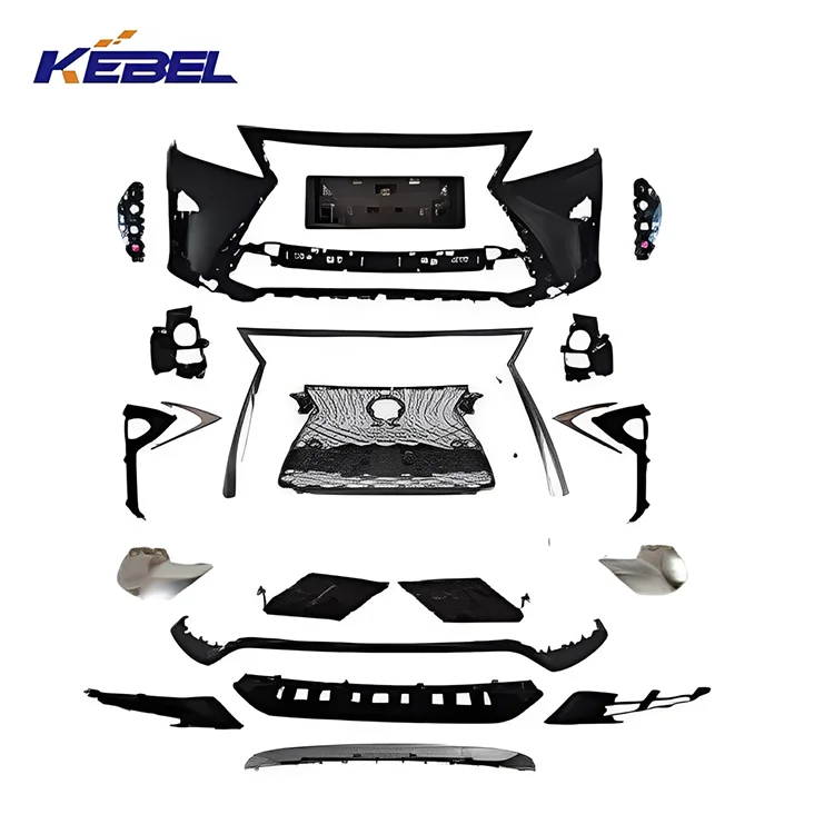 KEBEL Auto Body Parts Bumper Assembly OEM Car Front Bumper Kit for Toyota Lexus 2009-2013 Rx Upgrade to 2016