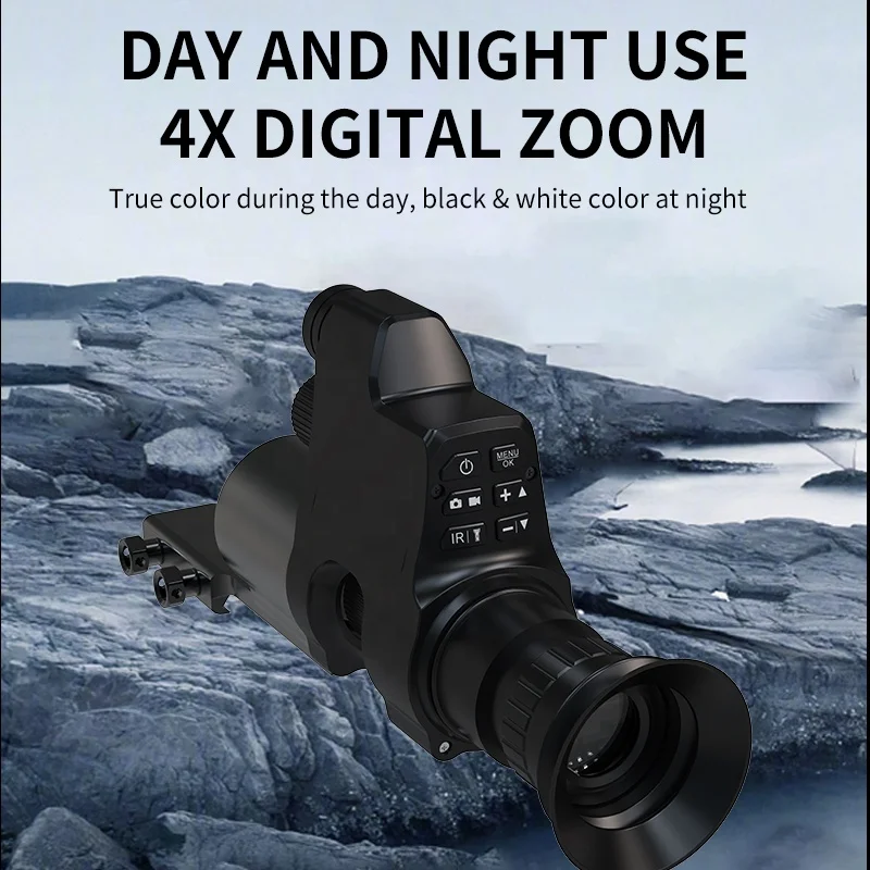 OLED Screen IPX5 Waterproof 1080P Camera Recording 300M Infrared Night Vision Thermal Scope for Hunting