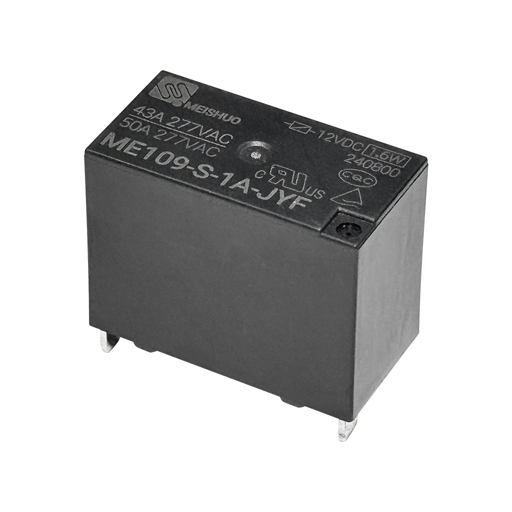 Meishuo ME109 Miniature 50A Photovoltaic Relays Switching Capability for Industrial New Energy UPS Power Supply Sealed for