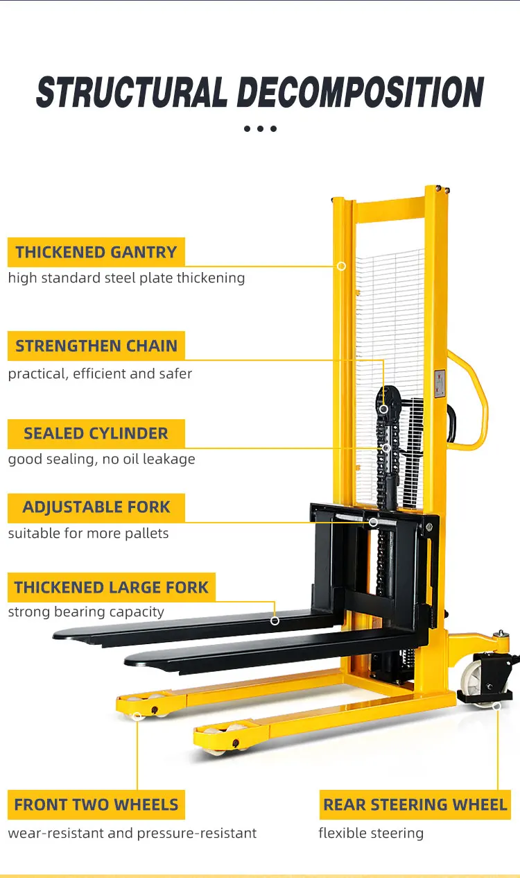 3 Ton Hand Forklift Hydraulic Manual Reach Stacker Buy Reach Stacker