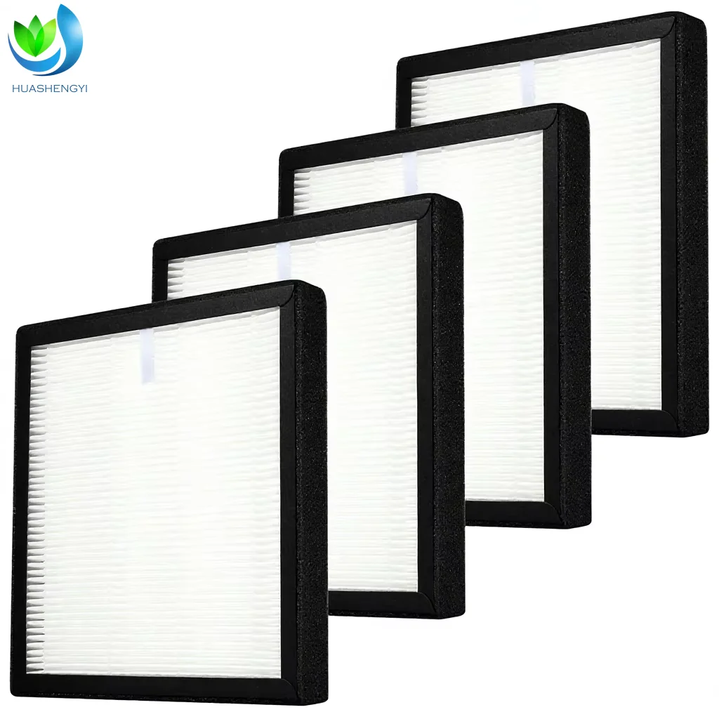 Customized Air Purifier Filter HEPA H13 Pleated Filter Compatible with 1701 & 1702 Model Air Purifier Dust VOCs PM2.5  Removal