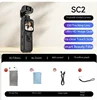 Black-handheld pocket camera 4K ultra HD 330 AI tracking smart b