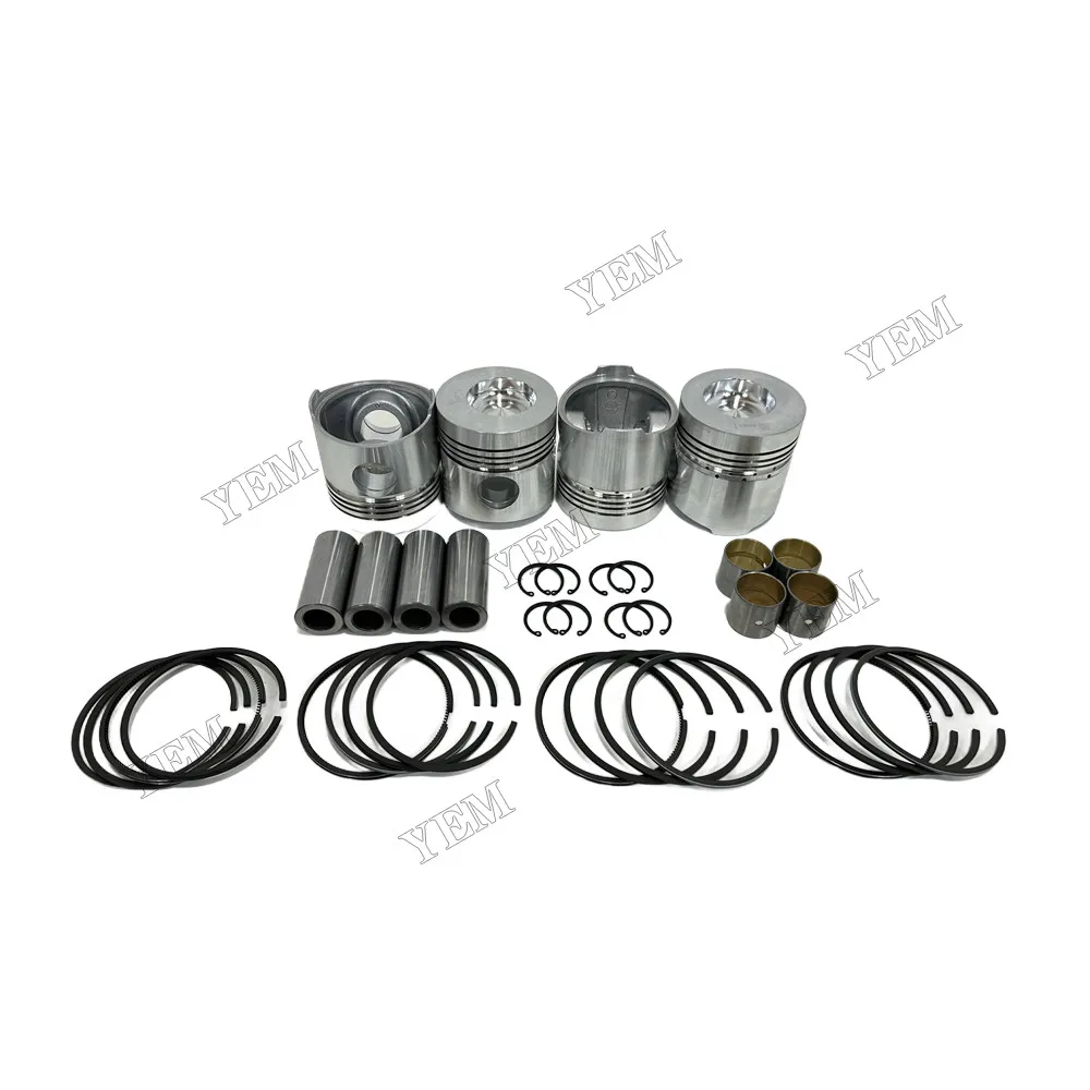 Piston Set With Rings Fit for Weichai ZH4100D Engine 2