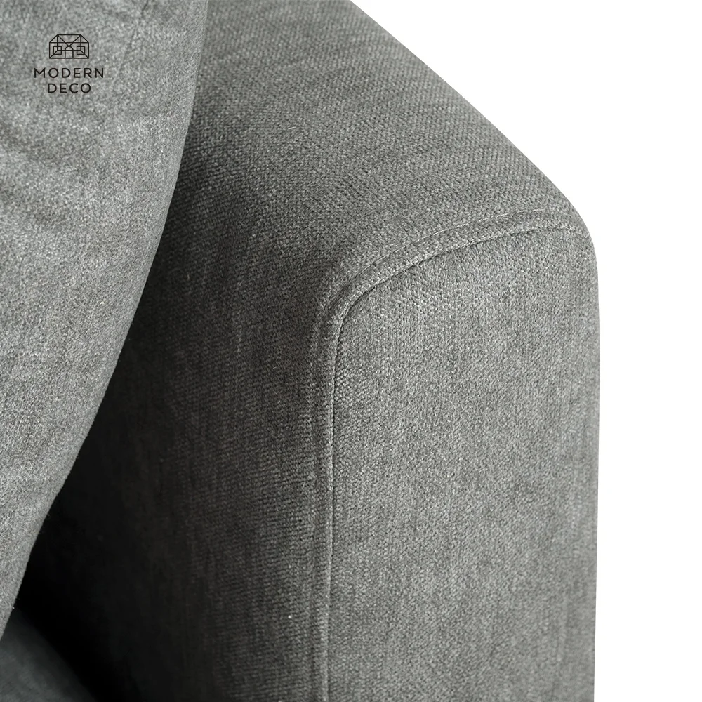 I Shape 2 Seater Sofa untuk Perabot Bilik Tinggal Mudah Diperakinkan Saiz Kecil Kuat love Seat Sofa