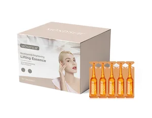 Korean Antiaging Moisturizing Ordinary Whitening Nicotinamide Gold Skin Care Facial Glowing Face Ampoule Serum Set Private Label