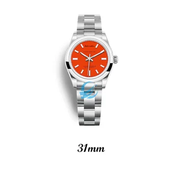 Wholesale Price Mechanical Watch Oyster Style Luxury Automatic Watch Logo Custom Women'S Watch 31MM