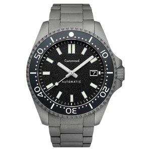 OEM Brand Luxury Automatic Dive Watch Powered by Seiko NH35 Movement Grade Titanium Mechanical Date Wrist Watches