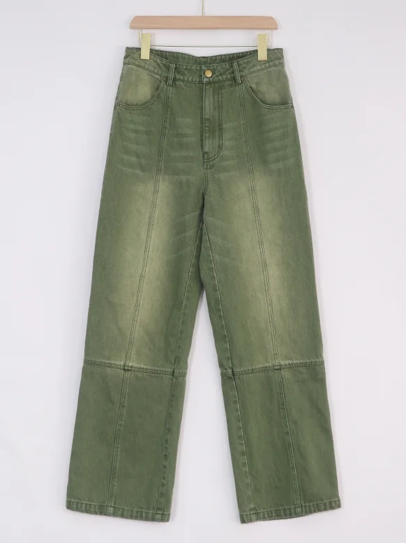 Oem High Quality Baggy Wide Leg Denim Pants Designer Streetwear Vintage ...