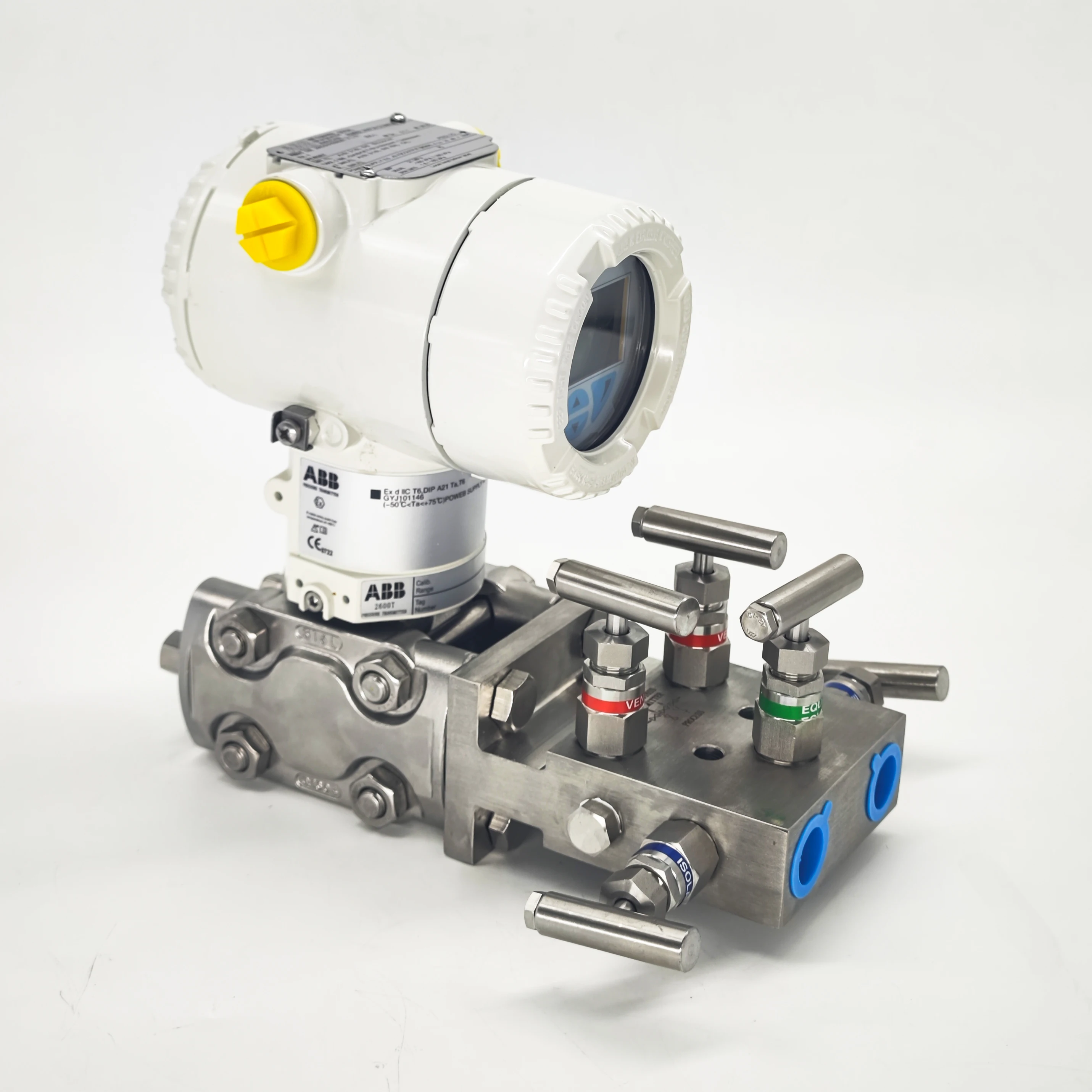 New Original Abb 2600t Smart Differential Pressure Transmitter with 5 Way Manifold Difference Pressure Transmitter
