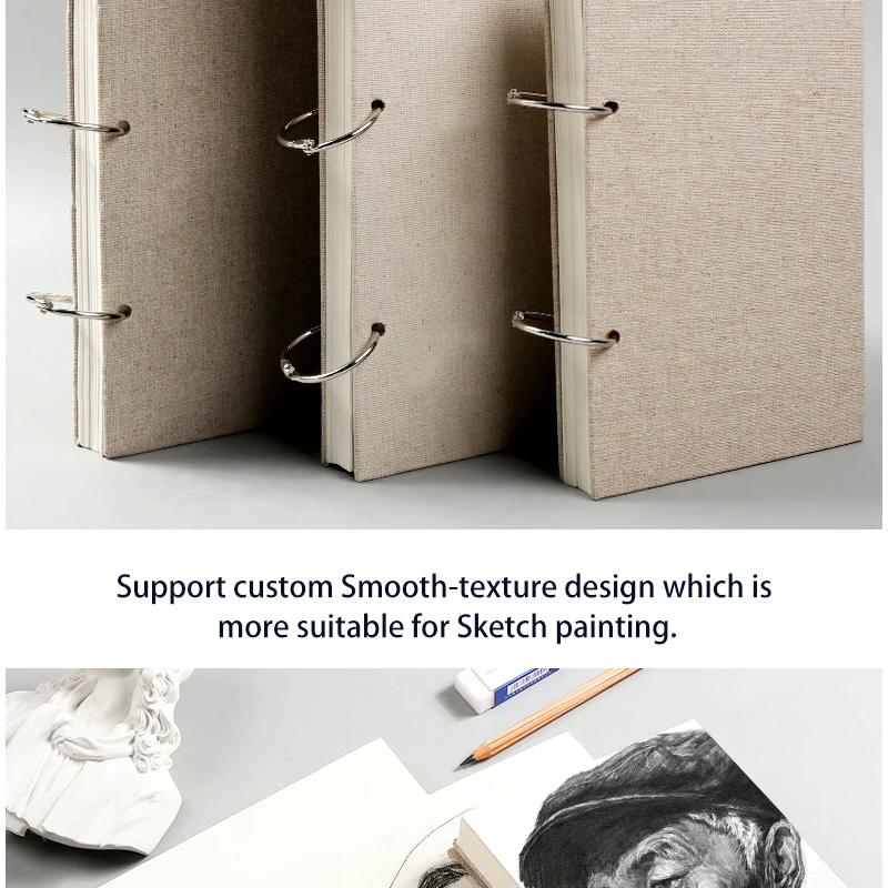 Multi Function Professional Sketch Book Watercolor Notebook Custom Wholesale