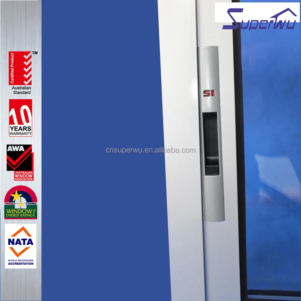 Sliding windows with double glass top sale thermal break aluminum window and doors