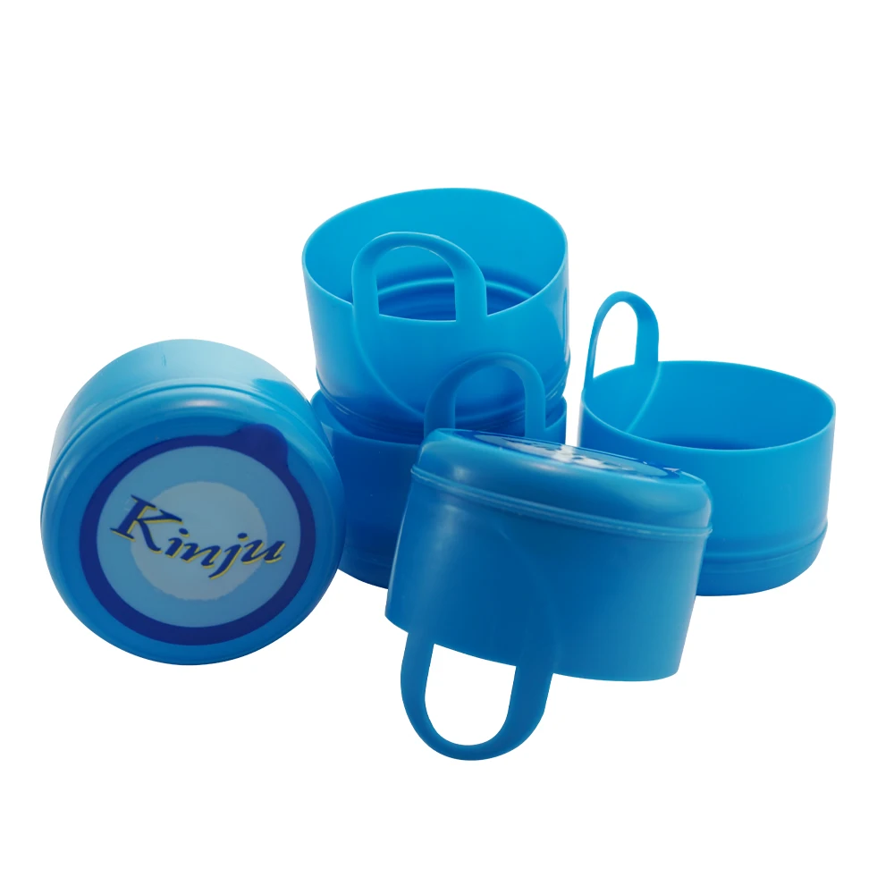 Custom Logo 5 Gallon Cap Recyclable HDPE Plastic Airtight Lock Mineral Water Juice Use Factory Direct Price Samples