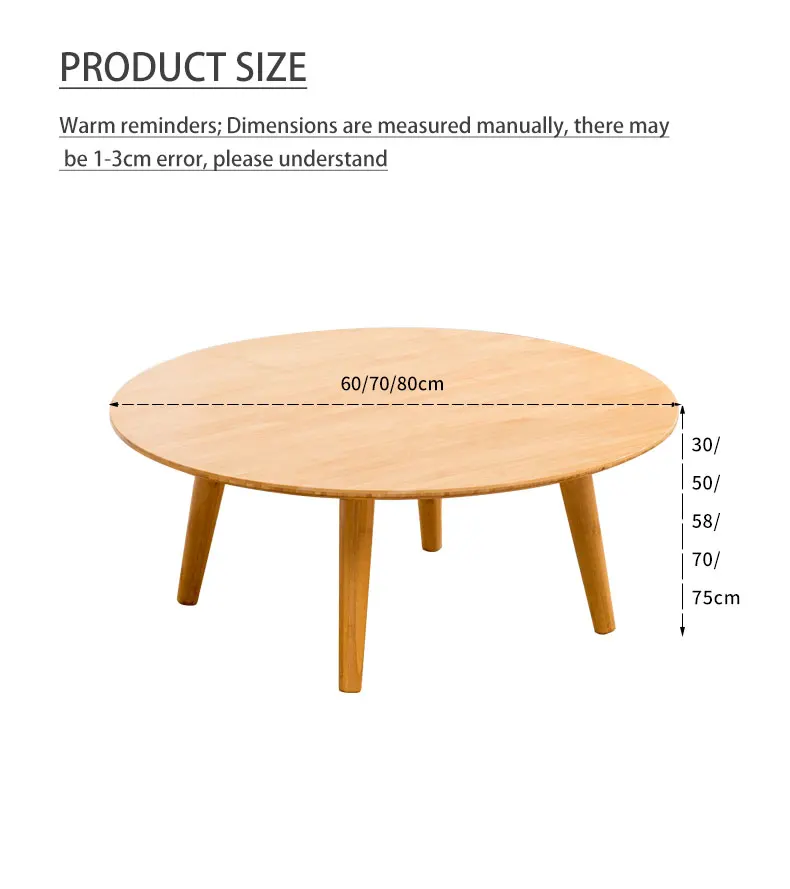 tea table measurements