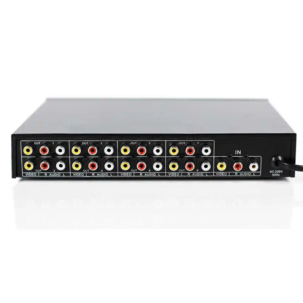 Saklar Splitter 2x8 Av Dengan Amplifier 