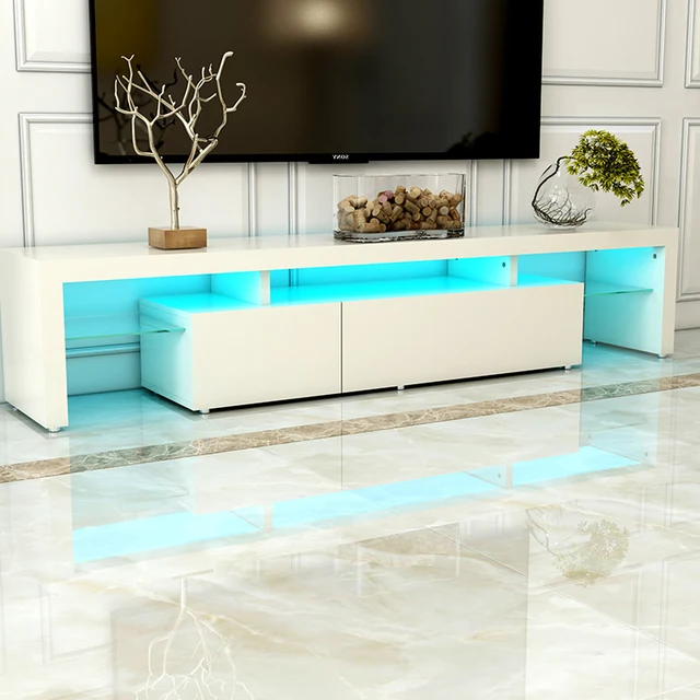 Easy Assemble Glass TV Stand Table Turkey Stand TV Living Room Furniture
