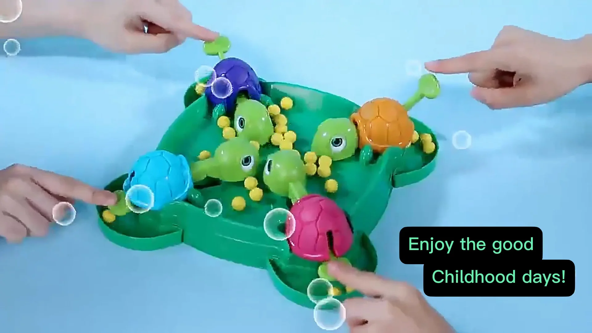 Hot Turtle Eating Bean Toy Kids Educational Toys Board Game Parent ...