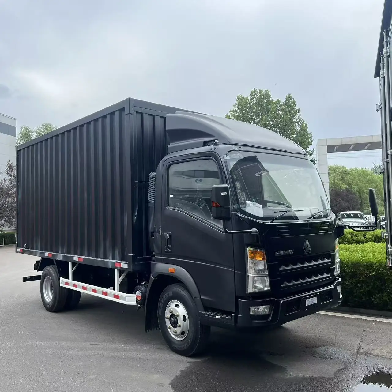 Camión de carga diésel Howo 5 toneladas 4x2 de 6 ruedas, camión ligero de alto rendimiento con dirección a la izquierda, camión pequeño