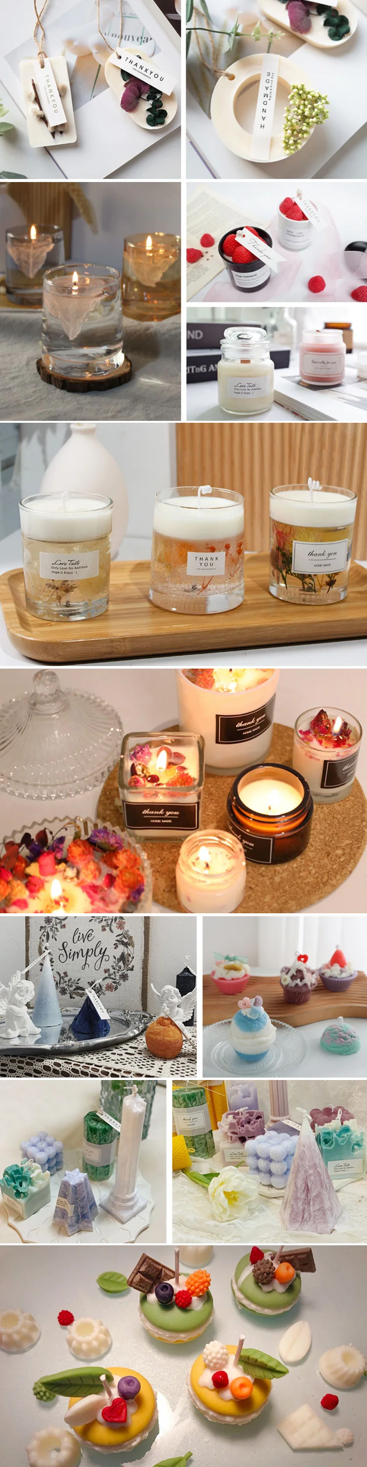 Box Package Eco Friendly Candle Dye Diy Nontoxic Unscented Oilbased