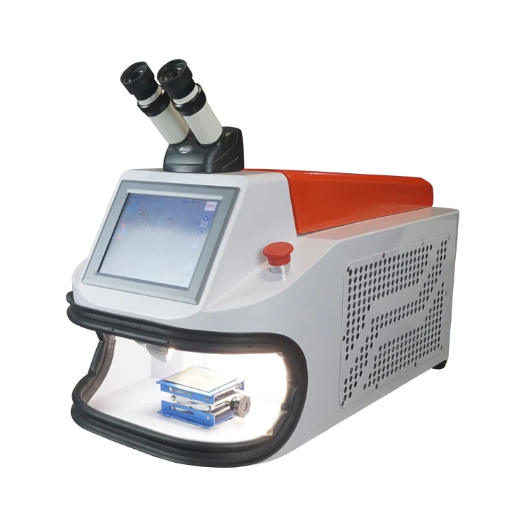 Compact Size Table Top Jewelry Welder for Gold Silver Steel Brass 150w Yag Laser Welding  Lcd Screen Microscope