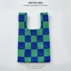 Espressione blu verde