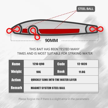 Innovative Design Floating Bottom Sea Bass Pike Hard Body Artificial Swim Bait 10g ABS Printed Fishing Lure for Mackerel – Hard Lure – view 3