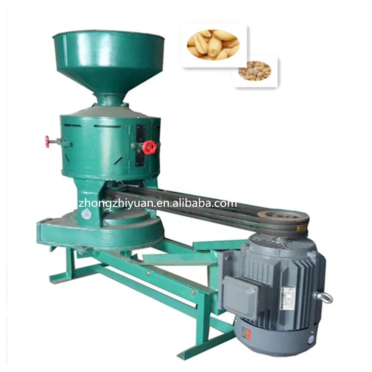 Small Oat Buckwheat Hulling Machine Maize Degerminator Rice Paddy Sesame Peeling Machine