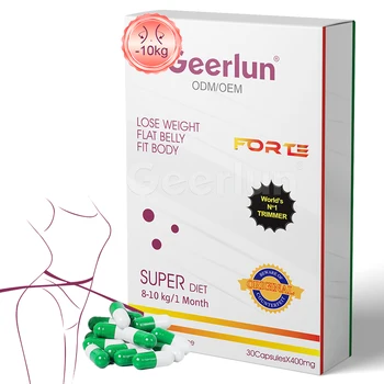 OEM Private Label Natural Super Diet Weight Loss Herbal Supplement Appetite Suppressant Capsules for Flat Belly Fat Burner