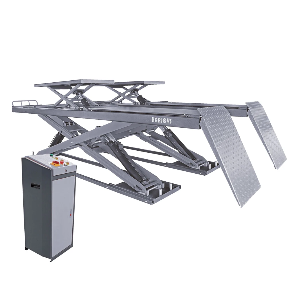 Safe CE Certified High Quality 4000kg Capacity Wheel Alignment Scissor Car Lift