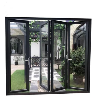 Lifahome accordion doors design patio bifold door aluminium folding doors