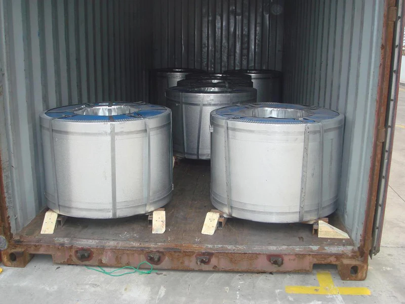 Dx51d Z275 Z350 Hot Dipped Galvanized Steel Coil Galvalume Steel Coil Aluzinc Az150 Steel Galvanized Coil factory