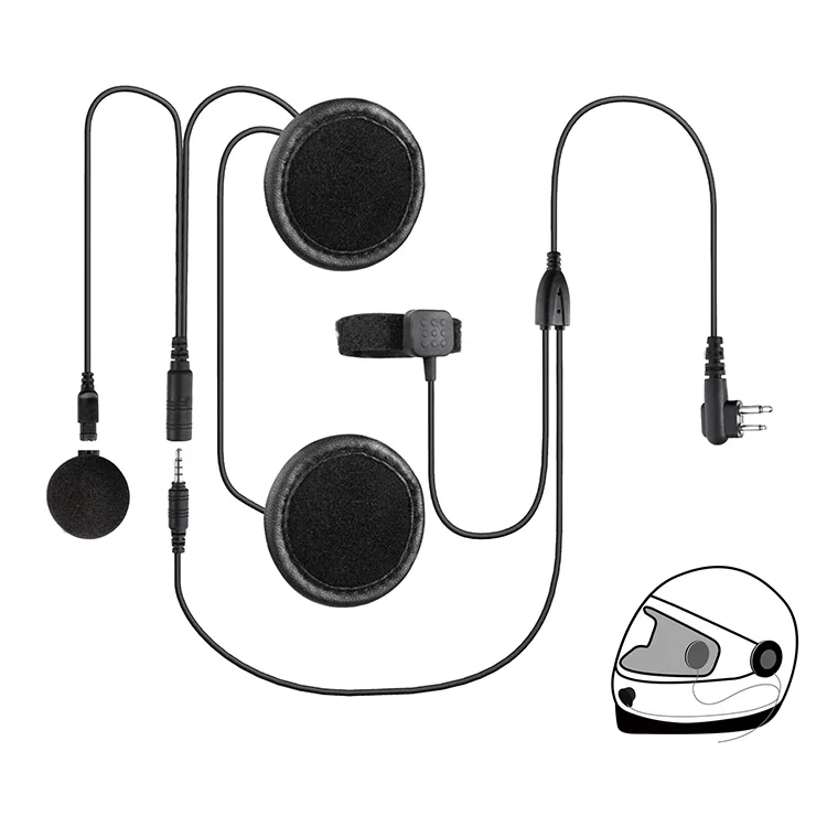 Full Face Motorcycle Helmet Microphone Rhel09 Two Way Radio Walkie