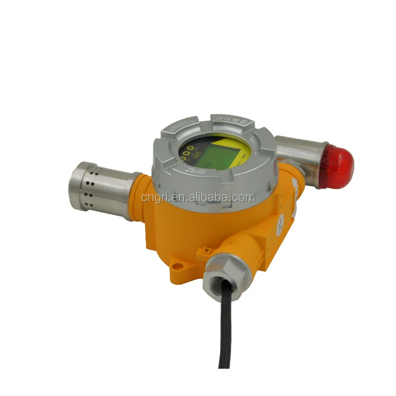 GRI-9106-E-O2 анализатор кислорода фиксированный газовый детектор монитор качества воздуха с сигнализацией диффузионного отбора проб O2 метр