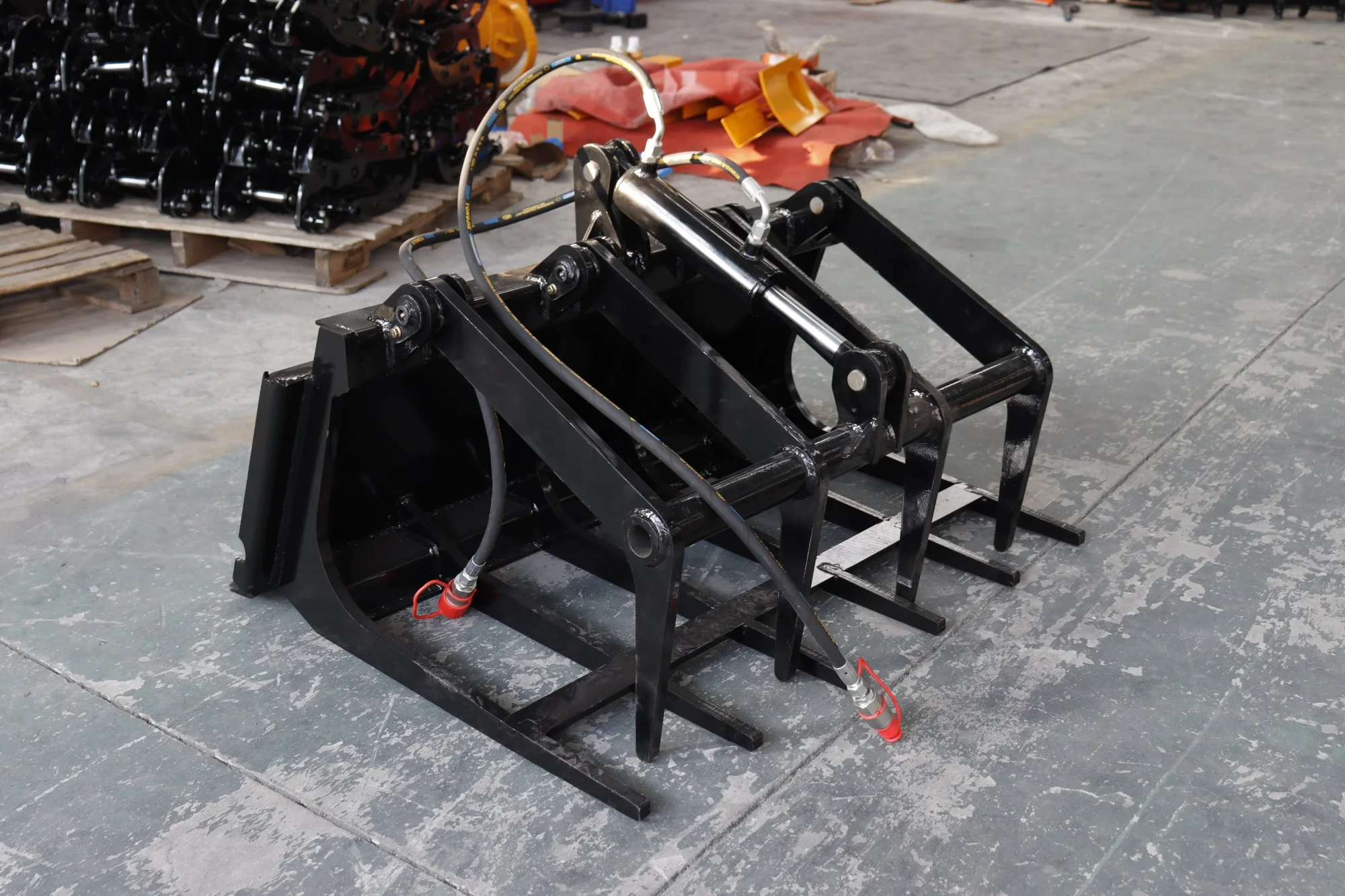 product 2025 heavy duty high flow skid steer forestry mulcher for tree and bush clearing-6