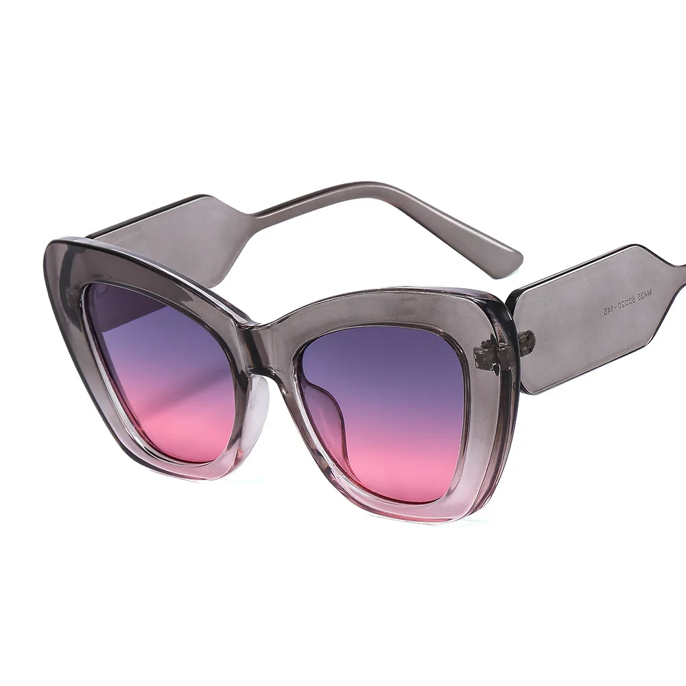 525 Fashion Jelly Color Oversized Sunglasses - Vintage Style