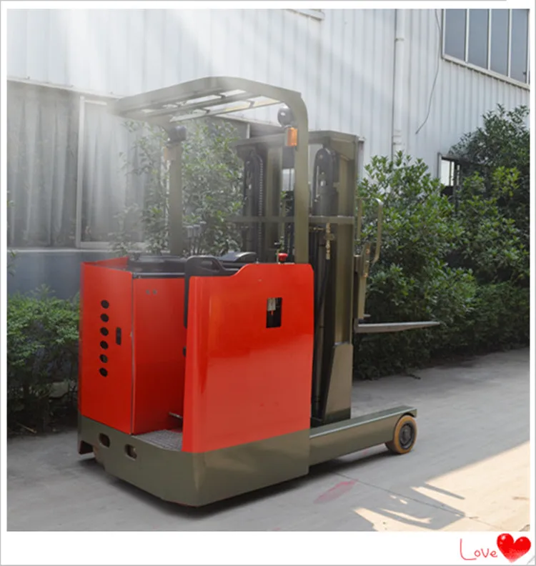 Warehouse Use Factory Automated Hydraulic Stand up Electric Reach Forklift Truck