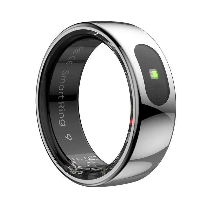 2025 New 5ATM Smart Ring R08 with Touch Pad, Gold Black Silver Chip RTL8762ESF Skin Temp aperçu 4