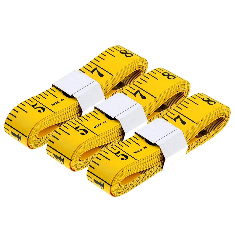 1.5/3 M Soft Flat Sewing Tailor Tape Measure Centimeter Portable Body  Height Metric Scale Measuring Meter Waist Circumference