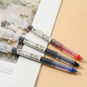 Wholesale Student Red and Blue Ballpoint Gel Pen Set with Logo Quick-Drying Planners Signature Pens Made of Plastic for Students