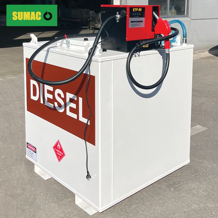 Mini Diesel and Petrol Skid Mobile Fuel Gas Station Portable Container Fuel Station Petrol Filling Station Service Equipment