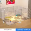 10 transparent panels with doors
