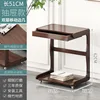 Double-layer wheeled (single drawer) movable side table