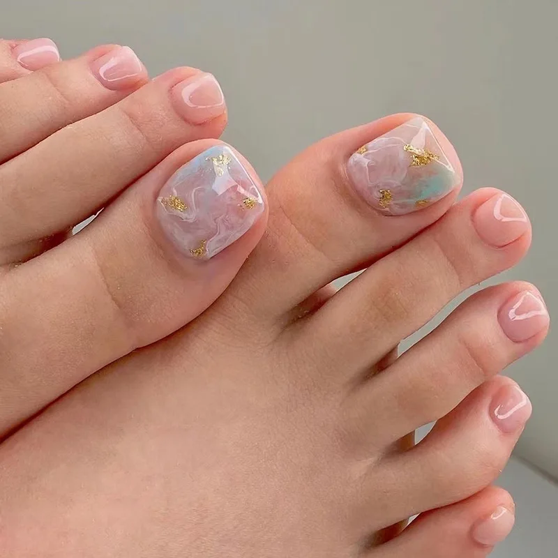 Amazon.com: 48pcs Purple Fake Nails Press on Nails & Toenails Set Short Fake  Fingers Toe Nail Tips Press ons Glue on Toe Nails Solid Color Square Summer  False ToeNails for Women :