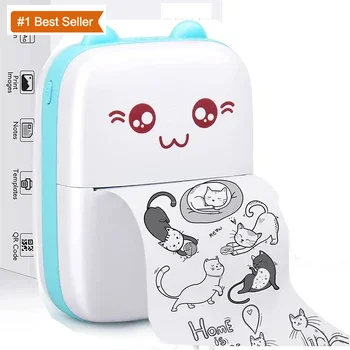 Jumon Mini Portable Thermal Printer - 203dpi Photo Label Printing