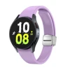 1 boucle officielle violet-argent