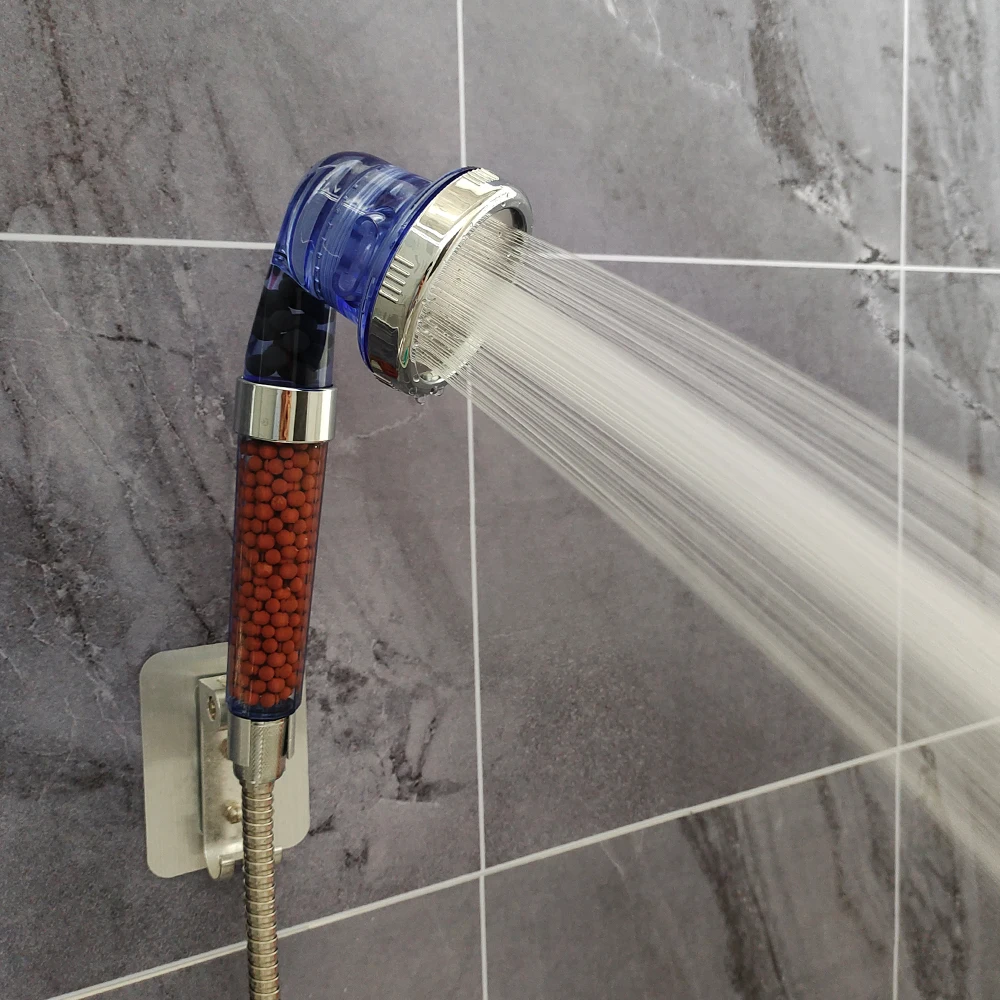 LEC Shower Head Hand Shower Pressure Water Saving Lonic Energy Ball Filtration Shower 